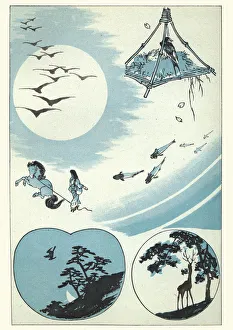 Japanesse Art, Minor sketches of nature 19th Century Japanesse Art, Minor sketches of nature 19th Century