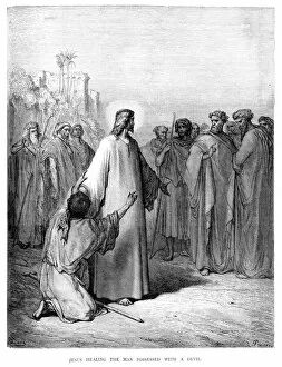 Images Dated 26th October 2010: Jesus healing the possessed man