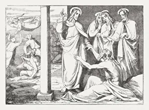Jesus heals a paralytic at the pond of Bethesda Jesus heals a paralytic at the pond of Bethesda