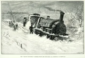 The Flying Dutchman Express Train Print, 1891