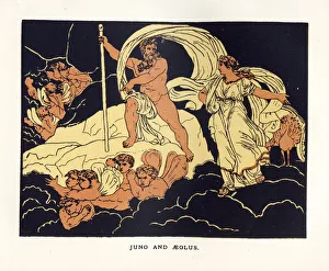 <b class=qtipBold><figcaption>Juno and Aeolus</figcaption></b><br>Juno and Aeolus a scene from Virgil's Aeneid.<br><em>© Duncan Walker</em> Juno and Aeolus