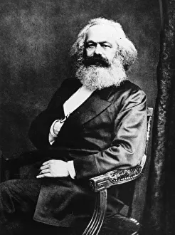 <b class=qtipBold><figcaption>Karl Marx</figcaption></b><br>German social, political and economic theorist Karl Marx (1818 - 1883) the inspiration of modern international communism. (Photo by Henry Guttmann/Getty Images)<br><em>© This content is subject to copyright.</em> Karl Marx