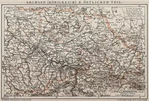 Maps Gallery: Kingdom of Saxony, Eastern part