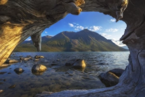 Kings Throne rises above Kathleen Lake in Kluane National Park Kings Throne rises above Kathleen Lake in Kluane National Park