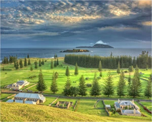 Related Images Collection: A Kingston Norfolk Island view, part of the restored British penal colony buildings
