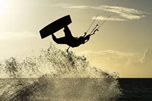Related Images Gallery: Kitesurfer, Bonaire, Dutch Antilles
