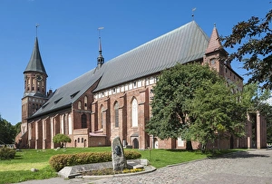 Konigsberg Cathedral, Brick Gothic-style, 14th century, destroyed during World War II Konigsberg Cathedral, Brick Gothic-style, 14th century, destroyed during World War II