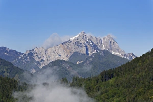 Koschuta massif with Koschutnikturm mountain, Karawanks, Bad Eisenkappel, Carinthia Koschuta massif with Koschutnikturm mountain, Karawanks, Bad Eisenkappel, Carinthia