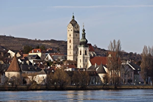 Krems-Stein on Danube river, historic center, Krems-Stein, Waldviertel, Lower Austria Krems-Stein on Danube river, historic center, Krems-Stein, Waldviertel, Lower Austria