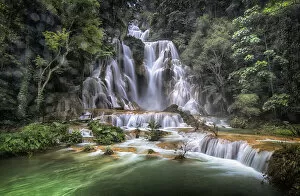 Images Dated 6th May 2016: Kuang Si Waterfalls