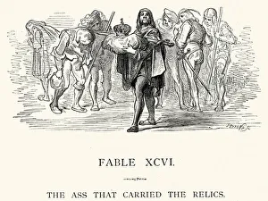 La Fontaine's Fables - Ass that carried the Relics La Fontaine's Fables - Ass that carried the Relics