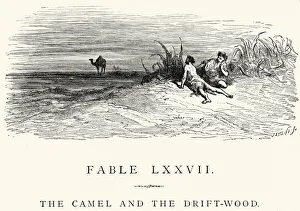 La Fontaine's Fables - Camel and the Driftwood La Fontaine's Fables - Camel and the Driftwood