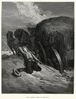 La Fontaine's Fables - Carter stuck in the Mud La Fontaine's Fables - Carter stuck in the Mud