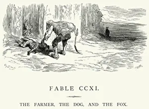 La Fontaine's Fables - Farmer Dog and the Fox La Fontaine's Fables - Farmer Dog and the Fox