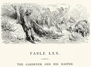 La Fontaine's Fables - The Gardener and his Master La Fontaine's Fables - The Gardener and his Master
