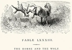 La Fontaine's Fables - Horse and the Wolf La Fontaine's Fables - Horse and the Wolf