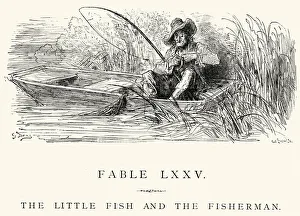 La Fontaine's Fables - Little fish and the Fisherman La Fontaine's Fables - Little fish and the Fisherman