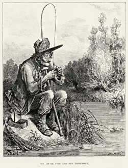 La Fontaine's Fables - Little fish and the Fisherman La Fontaine's Fables - Little fish and the Fisherman