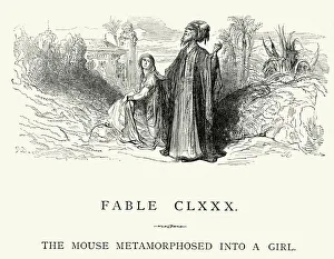 La Fontaine's Fables - Mouse Metamorphosed into a Girl La Fontaine's Fables - Mouse Metamorphosed into a Girl