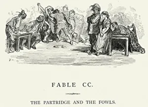 La Fontaine's Fables - Partridge and the Fowls La Fontaine's Fables - Partridge and the Fowls