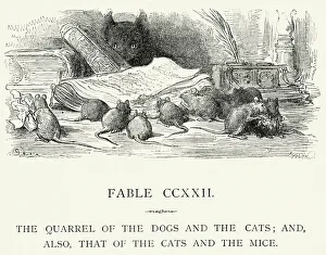 La Fontaine's Fables - Quarrel of the Dogs and Cats La Fontaine's Fables - Quarrel of the Dogs and Cats