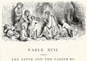 La Fontaine's Fables - Satyr and the Passerby