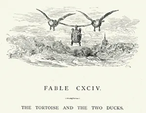 La Fontaine's Fables - Tortoise and the two Ducks La Fontaine's Fables - Tortoise and the two Ducks