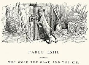 La Fontaine's Fables - Wolf the Goat and Kid La Fontaine's Fables - Wolf the Goat and Kid