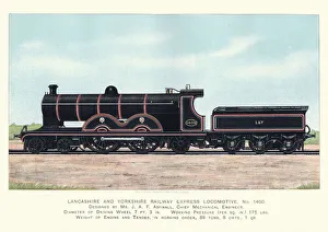 Lancashire and Yorkshire Railway Express Locomotive, 1899 Lancashire and Yorkshire Railway Express Locomotive, 1899