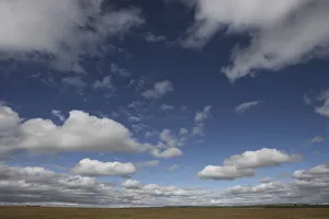 landscape flat horizon with clouds formations cape town , south Africa landscape flat horizon with clouds formations cape town , south Africa