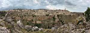 Large Size Panoramic View Of Gravina Di Matera, UNESCO World Heritage Site, Basilicata Large Size Panoramic View Of Gravina Di Matera, UNESCO World Heritage Site, Basilicata