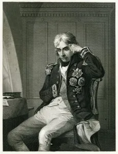 Lord Nelson Prints: Lord Nelson 1873 Engraving Print