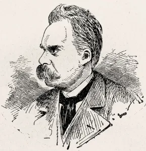 Legends And Icon Prints: Friedrich Nietzsche 19th Century Print