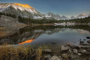Last light at little lakes valley Last light at little lakes valley