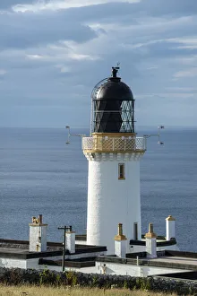 Lighthouse, Dunnet Head peninsula, northern coast of Scotland, Scotland, United Kingdom Lighthouse, Dunnet Head peninsula, northern coast of Scotland, Scotland, United Kingdom