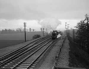 An LNER Pacific class locomotive pulling The Flying Scotsman, December 1929 An LNER Pacific class locomotive pulling The Flying Scotsman, December 1929