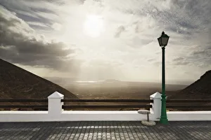 Lookout point, Balcon de Femes, Lanzarote, Canary Islands, Spain, Europe Lookout point, Balcon de Femes, Lanzarote, Canary Islands, Spain, Europe