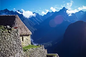 Machu Picchu, Peru, South America, pre-Columbian historical site Machu Picchu, Peru, South America, pre-Columbian historical site
