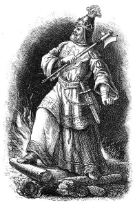 Prints of Illustration of Attila, King of the Huns Hungary Prints: Attila, King of the Huns Print