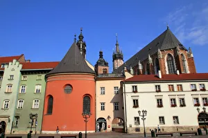 Maly Rynek (small square) in Krakow, Poland Maly Rynek (small square) in Krakow, Poland