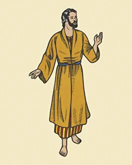 Images Dated 30th April 2013: Man Wearing a Robe