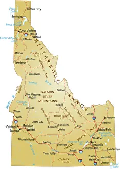 Map of Idaho Map of Idaho