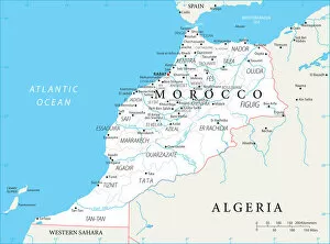 Maps Collection: Map of Morocco