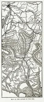 Map of the River Dee, Wales Victorian Engraving, Circa 1840 Map of the River Dee, Wales Victorian Engraving, Circa 1840