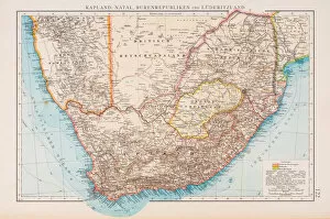 Map of South Africa 1896