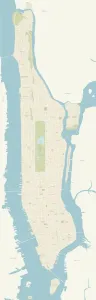 Prints of A very detailed map of Manhattan in New York City. Includes all roads and highways. Also includes parks, neighborhoods and points of interest Images Dated 2018 July: Manhattan Print Map