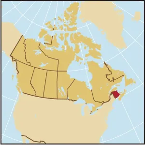 New Brunswick Reference Map Print 2010 Edition
