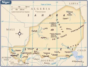 Prints of 2011 edition Niger Prints: Niger Country Map Print (Reference Maps, 2011 Edition)
