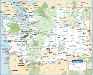 Fine Art Storehouse Maps Prints: Reference Maps