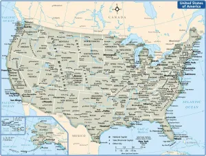 Fine Art Storehouse Maps Prints: Reference Maps